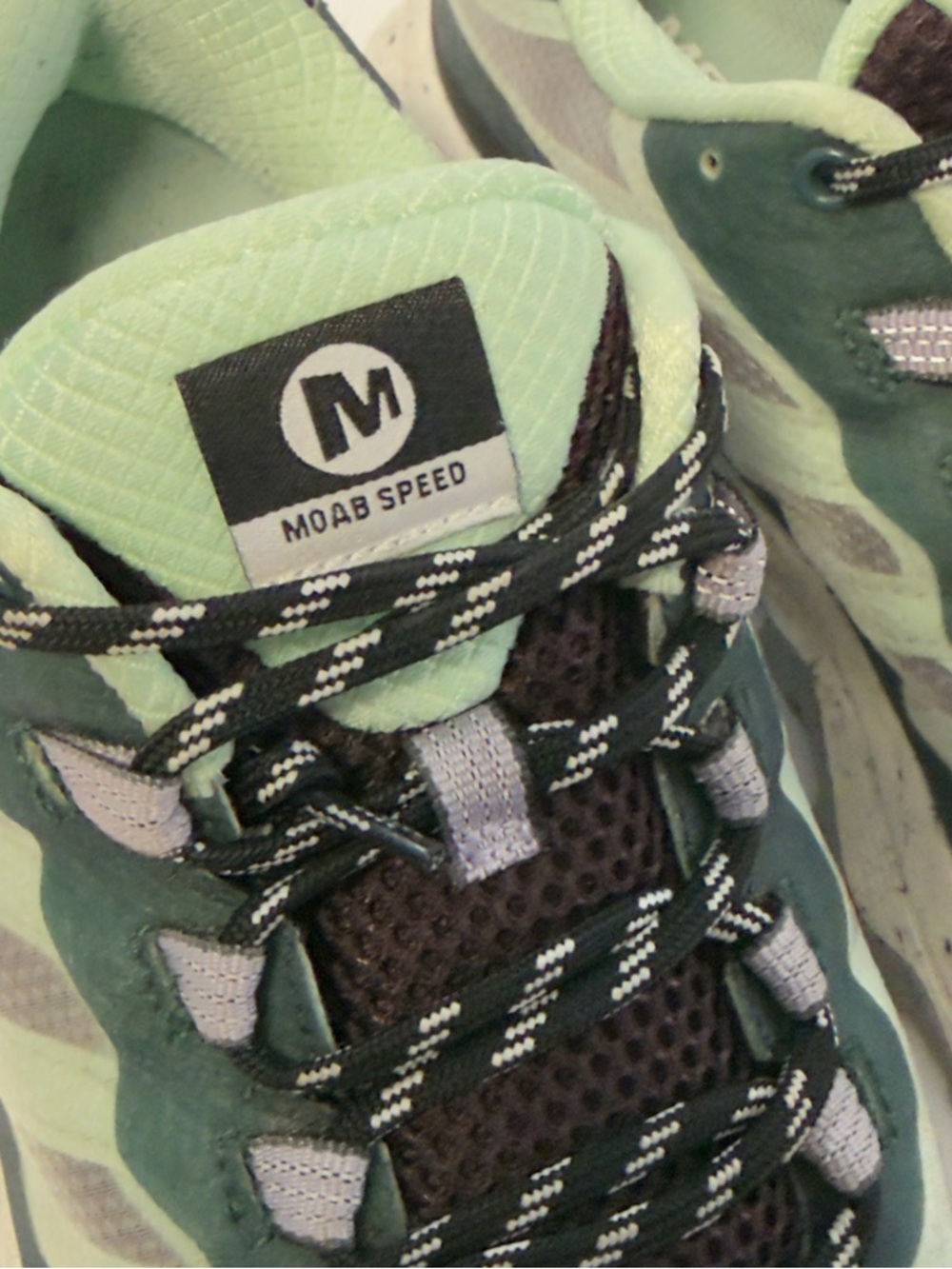 Merrell Women’s Moab Speed Hiking Shoes - Jade/Multi - Size 9 - Picture 10 of 10